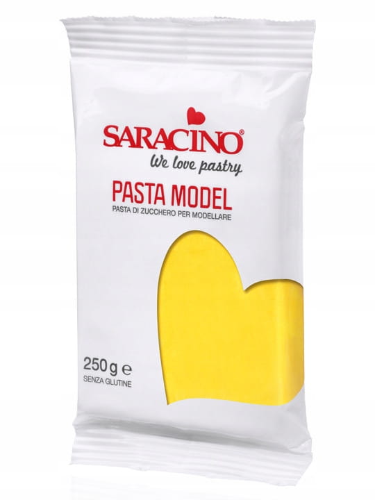 ŻÓŁTY Masa do Modelowania 250g SARACINO