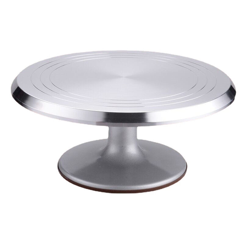 METALOWY Profesjonalny Talerz Obrotowy do Dekorowania  Tortów  30 cm  Patera