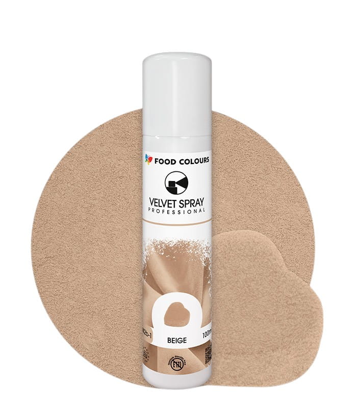 Zamsz w Sprayu BEŻOWY Food Colours Velvet 100 ml  Beige