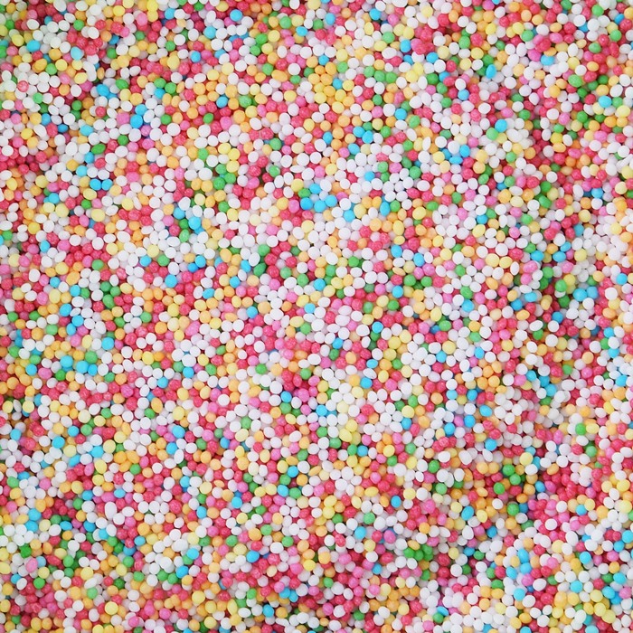 Maczek Cukrowy MIX KOLOR Posypka 50 g dekoracja  babeczek ciastek i deserów